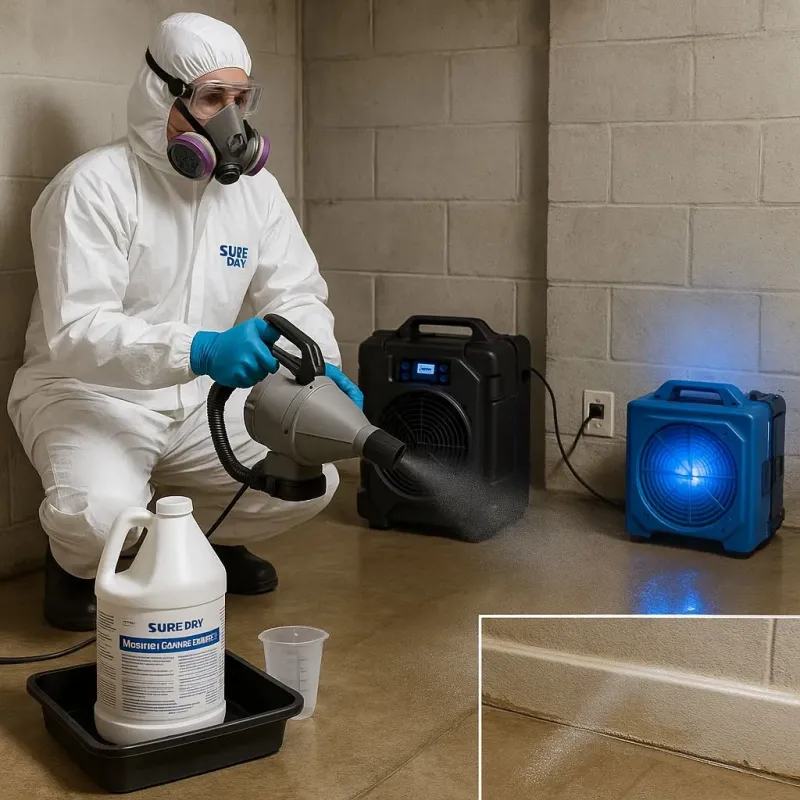 Sanitization and Odor Removal process in Bethany, WV