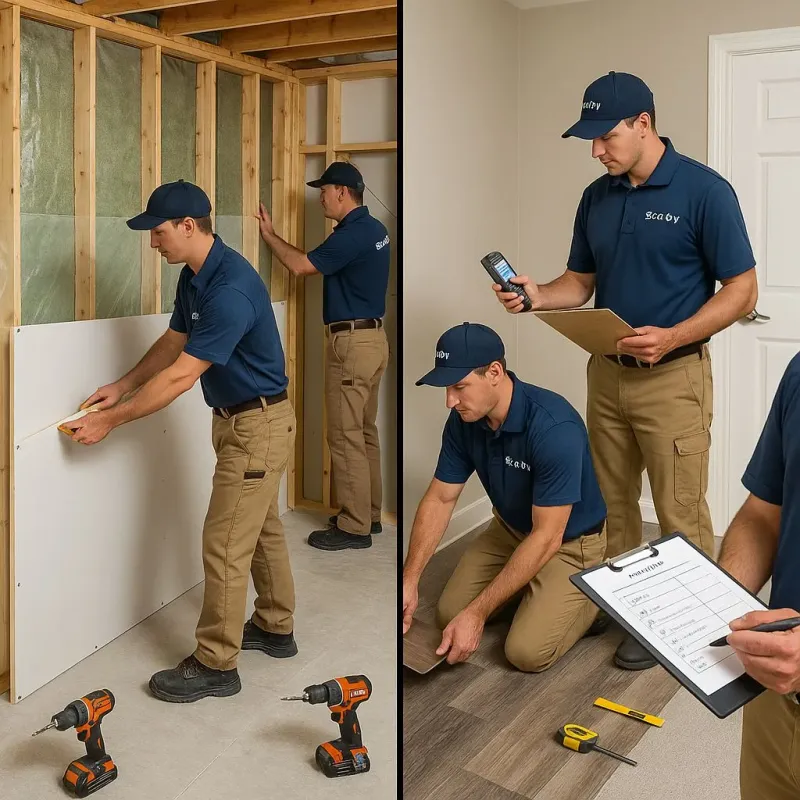 Repairs and Reconstruction process in Bethany, WV